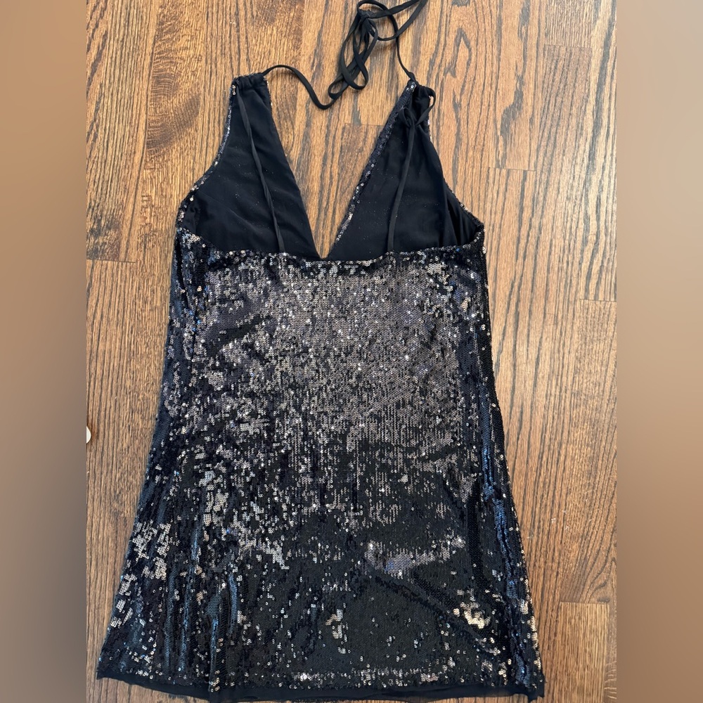 Free People Double Take Sequin Mini Dress XS - Picture 15 of 16